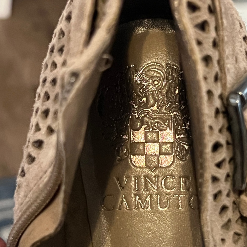 Vince Camuto phandra pointed laser cut booties Y2K summer festival cottagecore - Picture 9 of 15